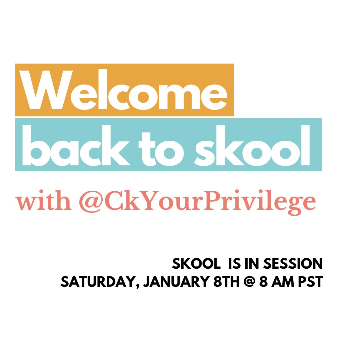 This Saturday, January 8th is our first day of Skool and we hope we'll see you there.

Skool starts at 8 AM PST. 

All registrants receive access to session recordings.

Register here: buff.ly/3e6PTWN

Image description: bit.ly/3JHb0gT