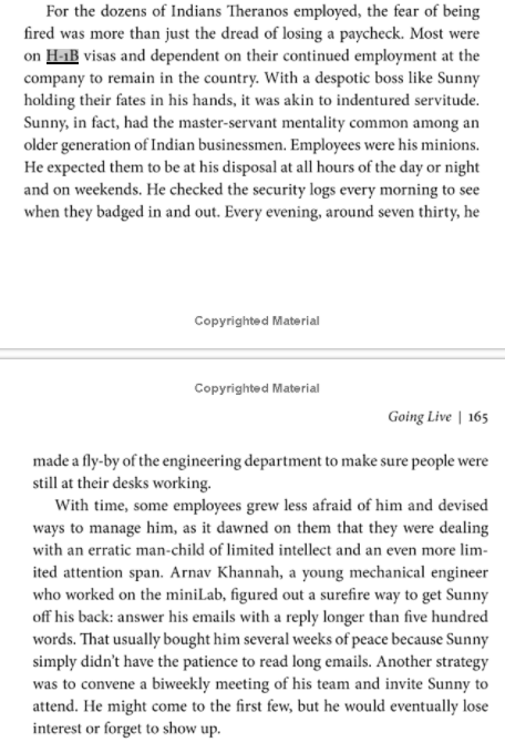 David_J_Bier's tweet photo. Love these Indian H1Bs who continually pranked Theranos's insane COO. I just wish being smarter than the COO of a major US company automatically gave you a green card. H-1B should convert to a green card automatically without applying within 6 months https://t.co/HKmQdbVJeP https://t.co/uLByi5pc0x
