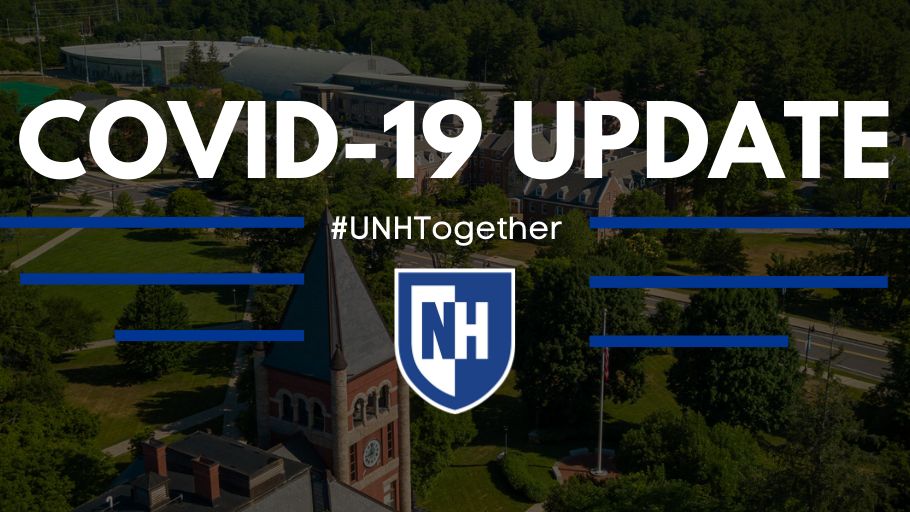 UofNH's tweet photo. An important update on #COVID19 and our community ➡️ https://t.co/u9mOUpVZpy #UNHTogether https://t.co/dNc8dNYwG4