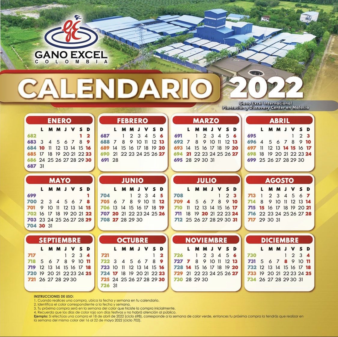 Tenemos disponible nuestro calendario de compras 2022. 📅

Aplica únicamente para Colombia. 🇨🇴

#ganoexcelcolombia