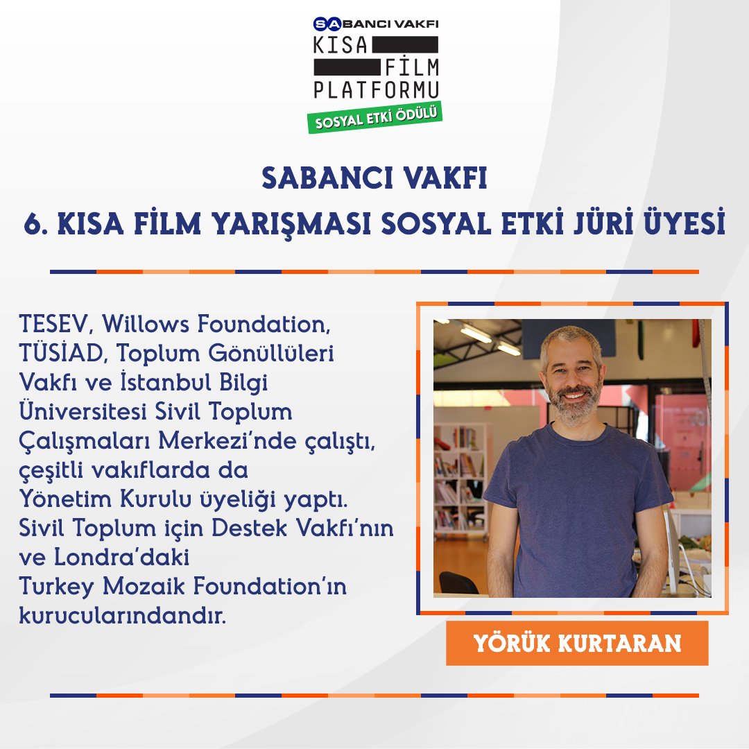 kisafilm_sv's tweet photo. İlklerin senesinde, tema konusunda farkındalık yarattığına inanılan filme verilecek Sosyal Etki Ödülü’nü değerlendirecek jüri üyelerimizi sunmaktan mutluluk duyuyoruz. 🏆  
@teksem @evrimkuran @yorukkurtaran
#KısaFilmYarışması #kısafilm #sosyaletki #YeniDünyadaYeniMeslekler https://t.co/9BkrI8MD6D