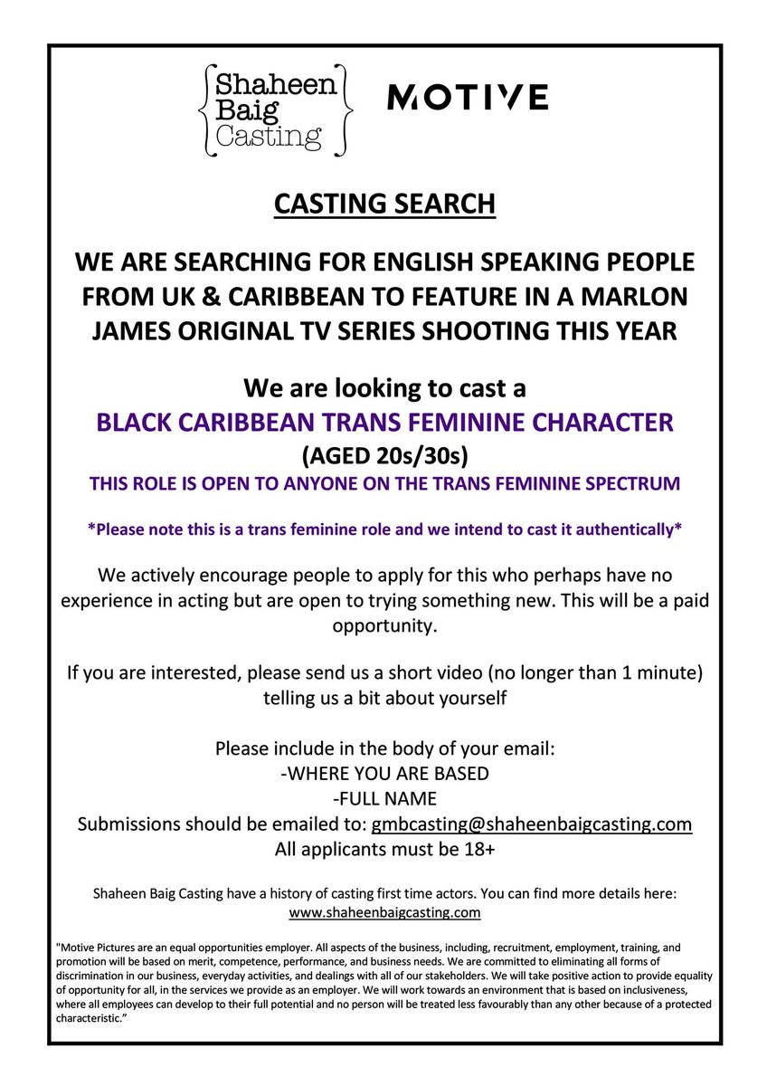 shaheen baig casting tweet media