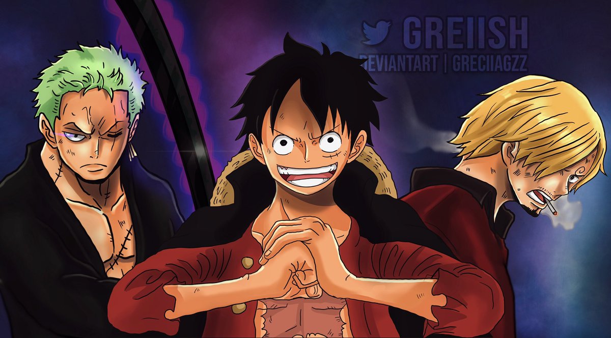 Monster Trio
Quick drawing #OnePiece