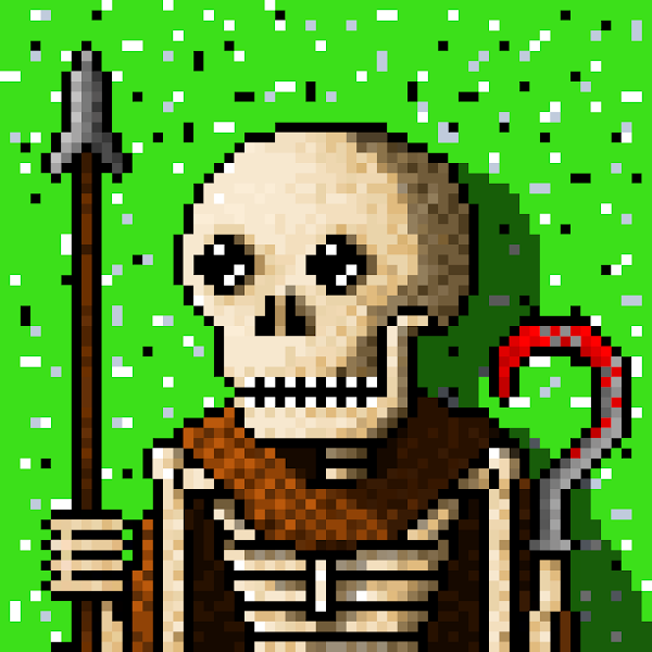 BitbonesNFT's tweet photo. Time for a Bitbone giveaway!!! 🎉💀🎉

To be eligible you must:

💀 Like, retweet this post
☠️ Tag a friend
💀 Wait 48 hrs to see if you've won!

The Bitbone Nemesis collection will be launched in 1 month. War is coming!!! 💀☠️💀

https://t.co/6YDtZ210Cw

#NFT #nftart #bitbones https://t.co/QMAyVKdtYQ