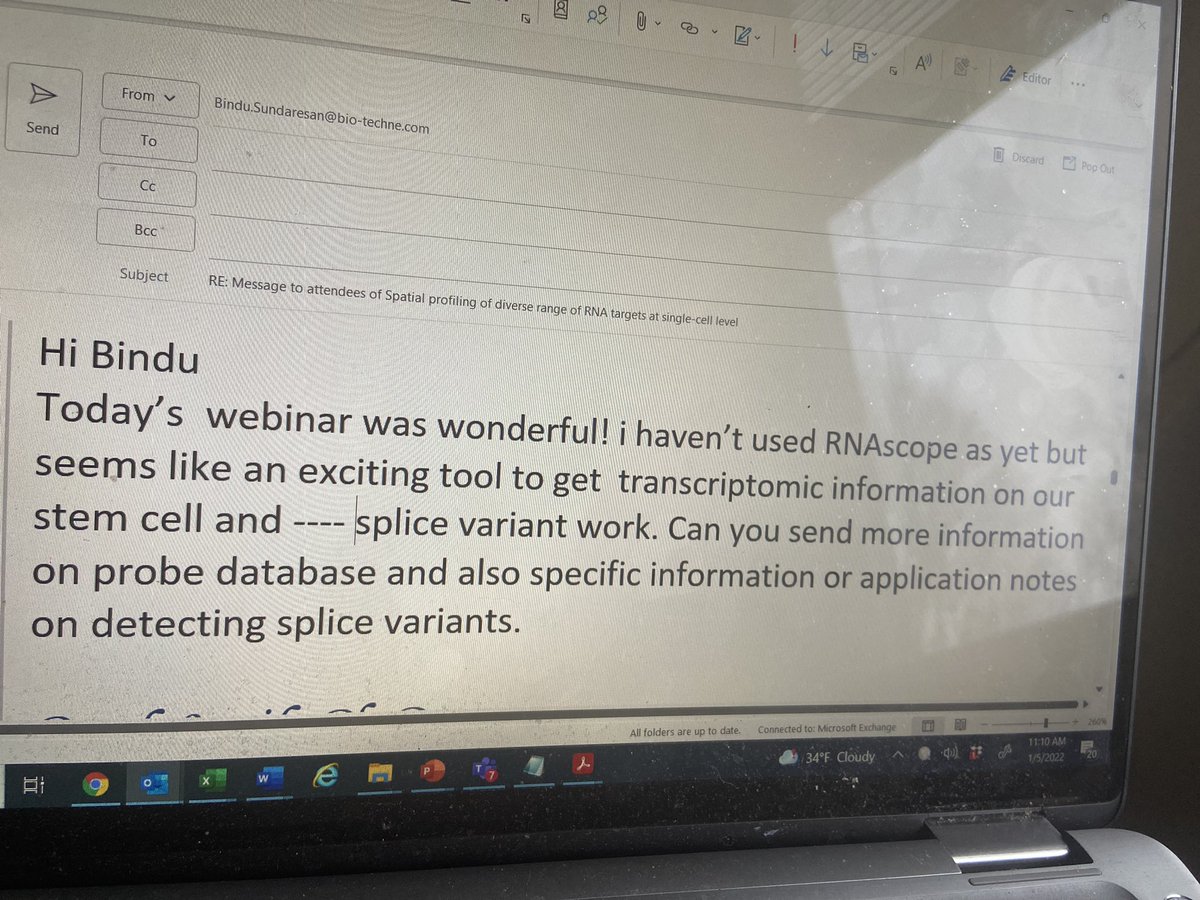 ScSpatial_Splst's tweet photo. A well attended event and an email made my day! Happy happy me 😃 ! #rnascope #spatial #splicevariants https://t.co/TKyEqef5AP