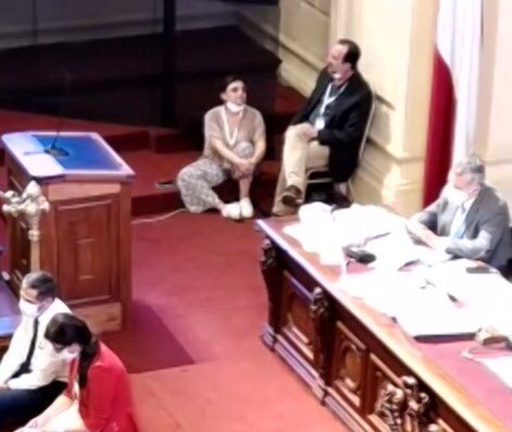 tere_marinovic's tweet photo. Ante la inminente imposición de una sanción por no uso de la mascarilla en la Convención, abro hilo con fotografías del día de ayer que dejan de manifiesto la hipocresía y el doble estándar que explica focalizarse solo en mi persona https://t.co/DKDec7H8E4