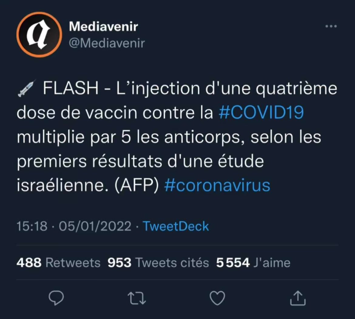 Si le vaccin est en “étude” cela signifie que les labos n’ont aucun recul et que nous sommes des animaux de laboratoire tout simplement!