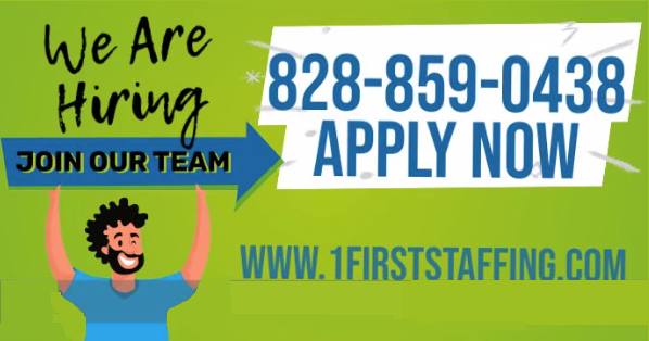 FirstStaffing's tweet photo. Many positions open in in Polk County and Surrounding areas. 
Direct Support Personnel
Clean room personnel
Textiles
Machine Operators
and more! 
Stop by or call us today! 
1987 Lynn Rd Columbus, NC 828-859-0438 https://t.co/1jw7XWTkht