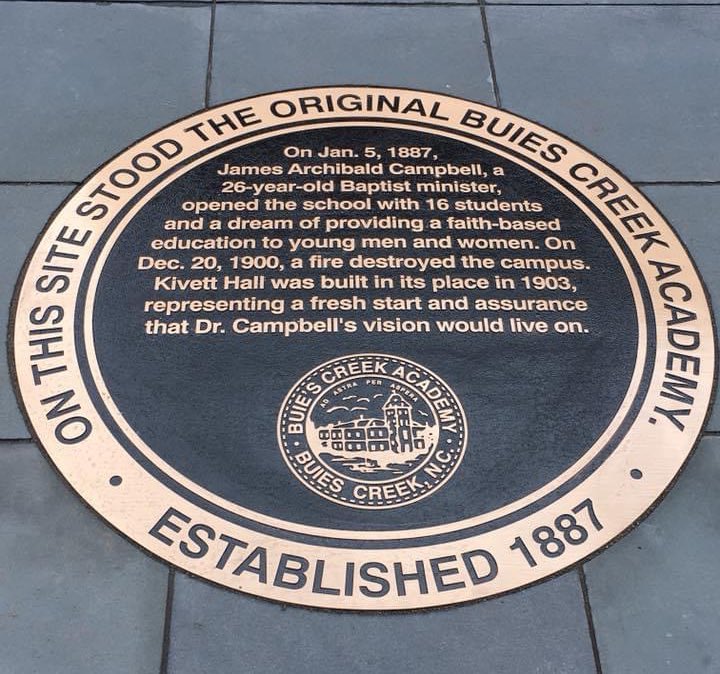 On this day 135 years ago, J.A. Campbell and 16 students held the first day of classes at Buies Creek Academy.

Much has changed since 1887. We’re so thankful for all those who helped turn Campbell into a thriving university, and proud of all the students who call it home.