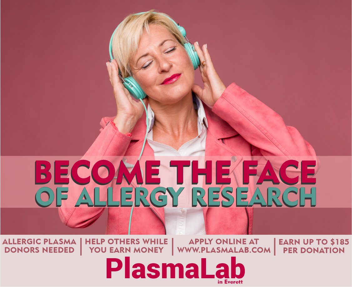 The antibody-rich plasma from our allergic donors supports medical research and the development of allergy test kits. Learn how you and your allergies can make a difference in the lives of others. #everettwa #seattlewa #snohomish #pugetsound #allergies