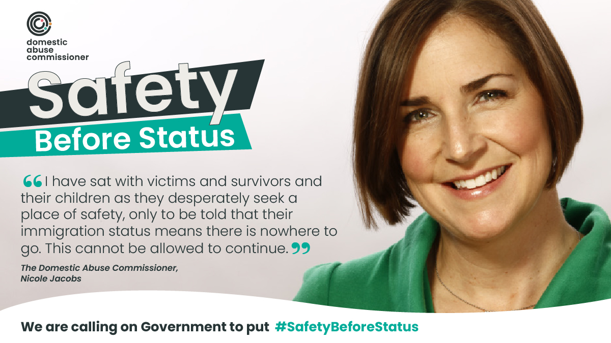 Today <a href="/ukhomeoffice/">Home Office</a> responded to my #SafetyBeforeStatus report into the plight of migrant survivors of #DomesticAbuse: some of the most vulnerable victims. 

I welcome Govt's commitment but considerable concerns remain + funding is urgent.

My statement: bit.ly/3HJ9lWp