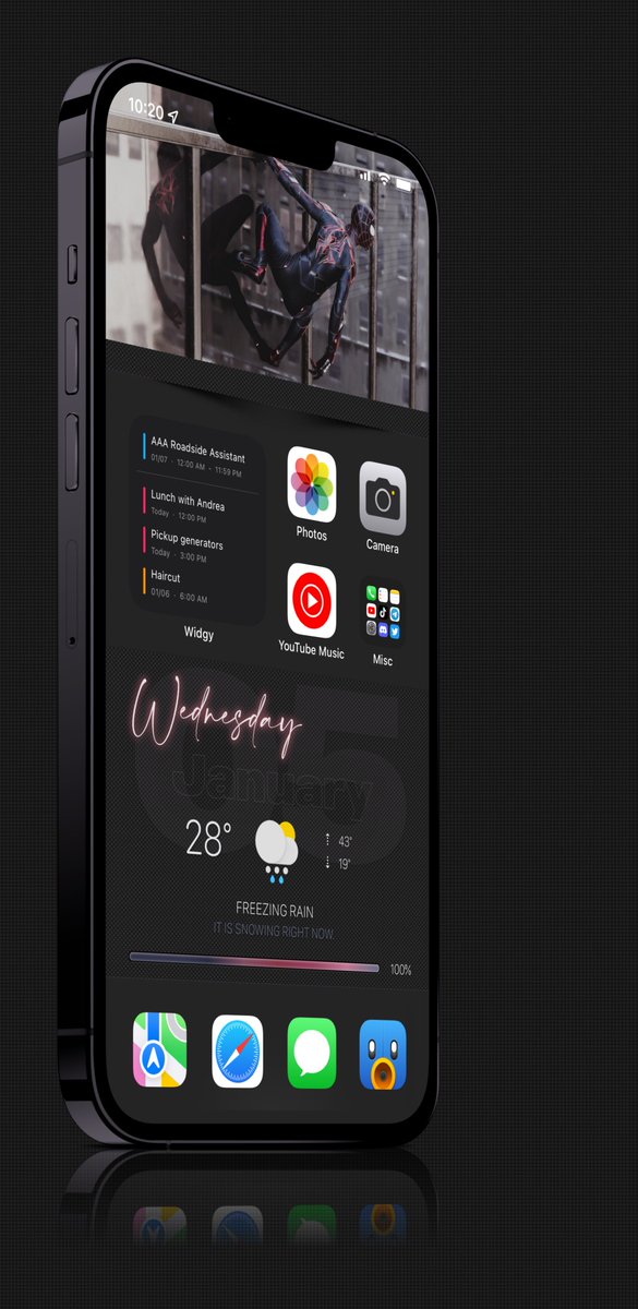 Kothuq's tweet image. #WeatherHTML2 
Credits where credits are due
@screenshot_pro 
#IOS153 #nojailbreak #Widgy