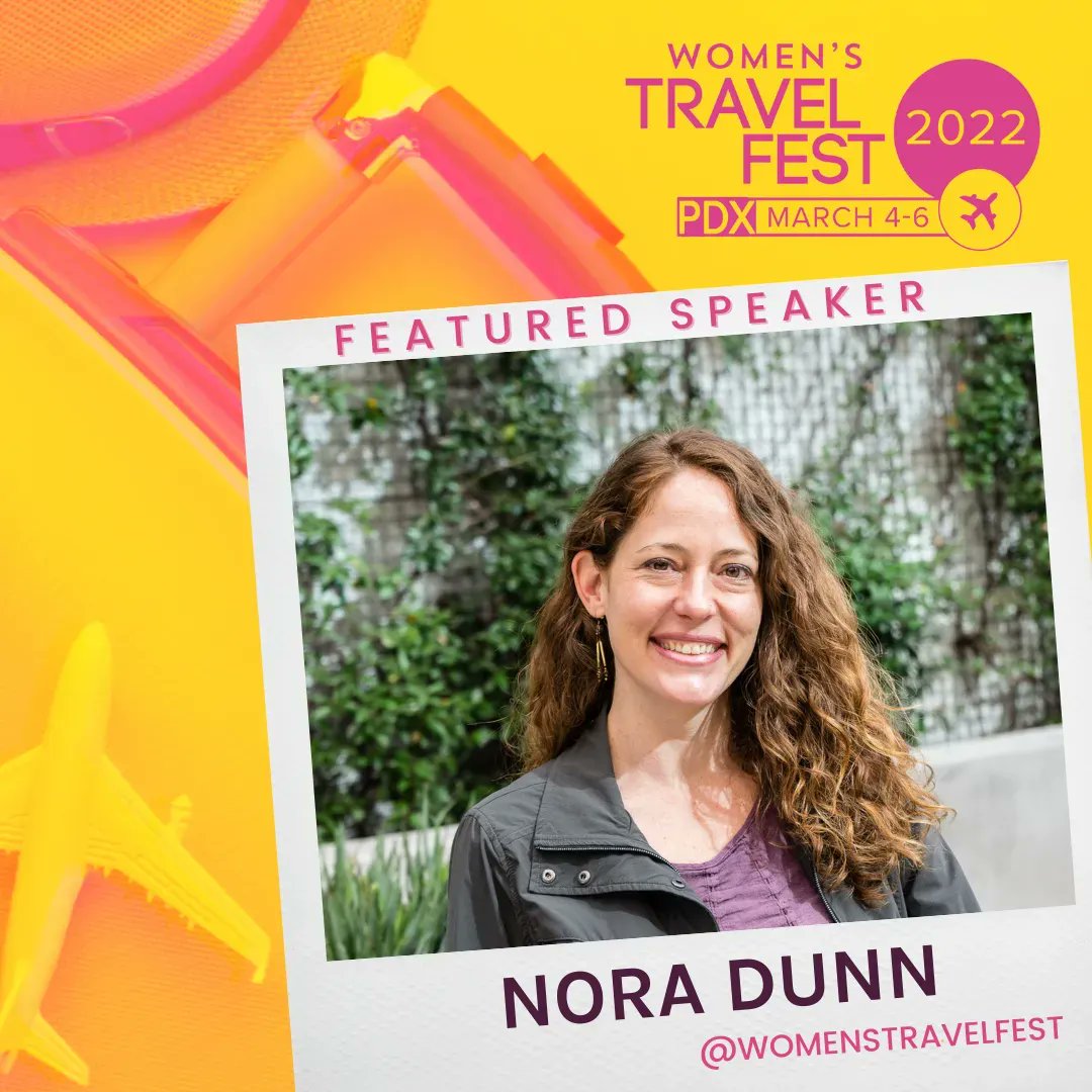 #WTFest22 Speaker Spotlight: Nora Dunn
OG Blogger + Full Time Digital Nomad
buff.ly/3Gt1J9J

#womenstravel #femaletravel #womenstravelfest #empowerwomen #womenlovetravel #gogirlguides #inspirewomen #womenwhotravel #exploremore #TravelPortland