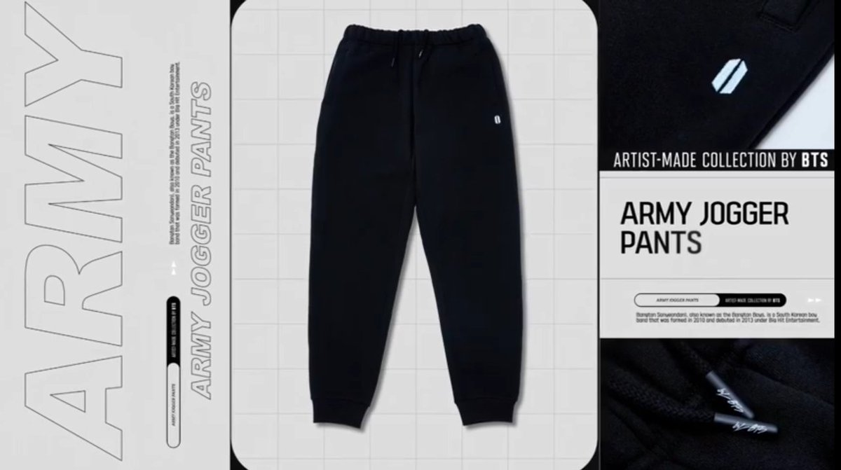 Sum___7's tweet photo. By_RM
Army Jogger Pants &amp; Bungeo-Ppang Wind Chime
#BY_RM #CollectionByRM #RMMerchStyle @BTS_twt https://t.co/LqjhFh8Odh