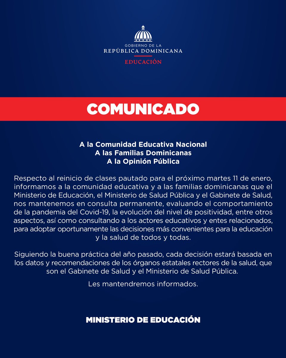 EducacionRDo's tweet image. Importante📄