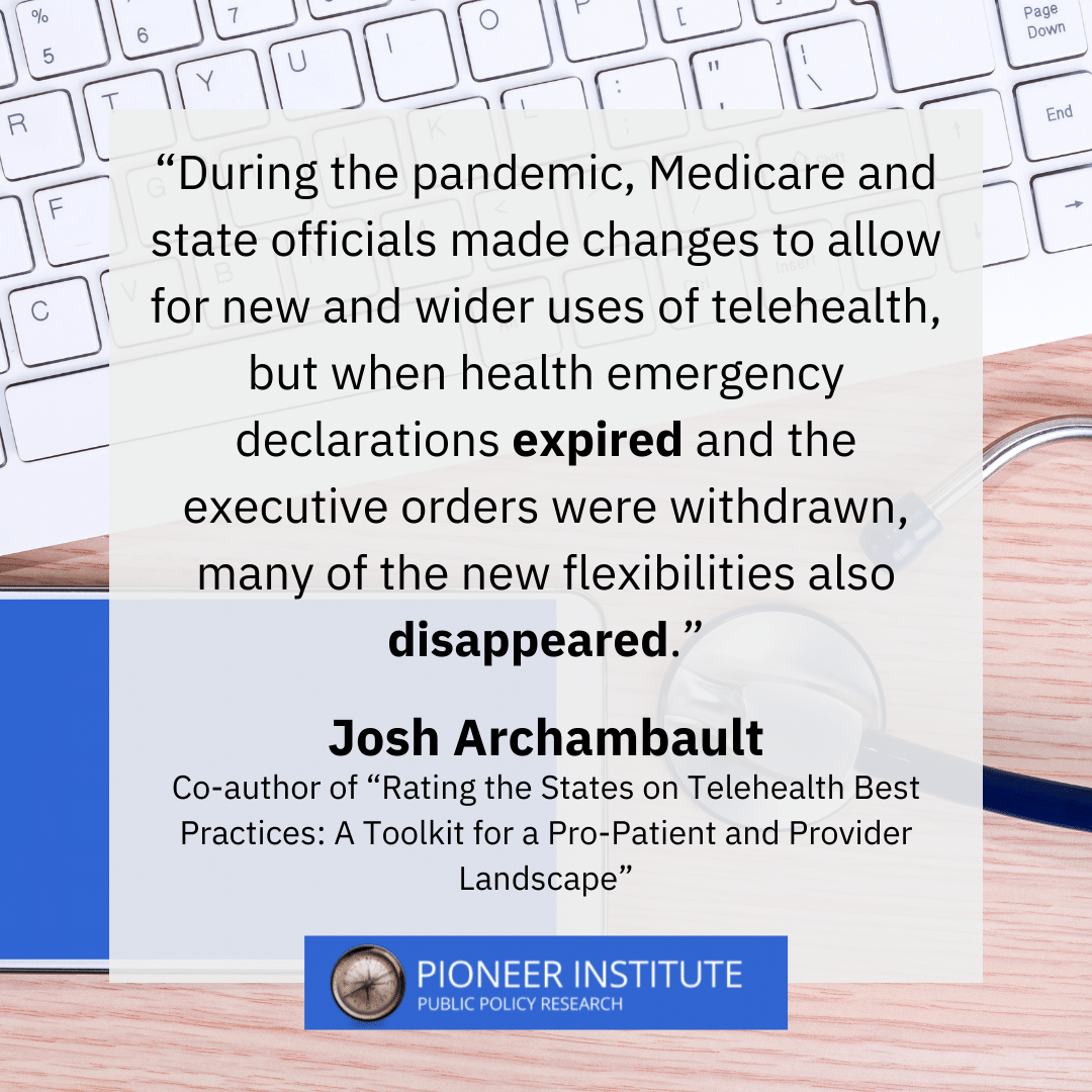 PioneerBoston's tweet photo. #COVID19 reopened the conversation about the need for more #telehealth, and the acute shortage of providers exacerbates it - read our new report: https://t.co/WKEddKX2f4
#MAhealth #mapoli #telehealth #HealthcareManagement https://t.co/FijOhDEabL