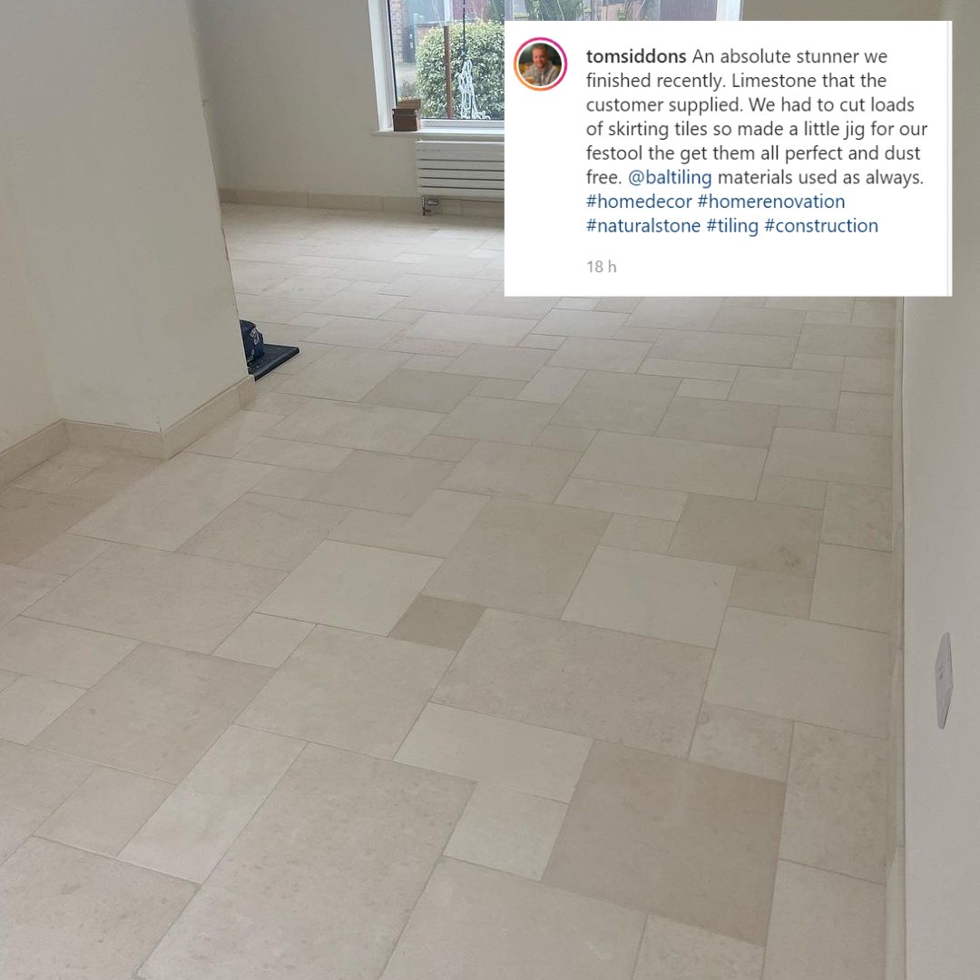 BALtiling's tweet photo. Check out this awesome limestone installation by Tom Siddons using a full BAL solution!
We love this ๐๐
Why not share with us your most recent project pics? ๐ธ
#BALTiling #Limestone #Instal #Tiling #Tiles https://t.co/yOAW55BDw4