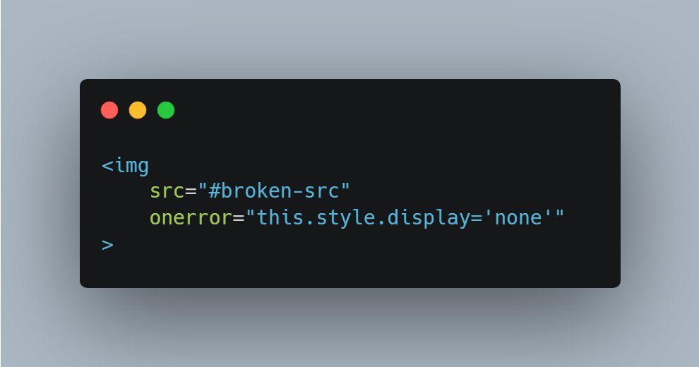 You can use `onerror` on the image tag