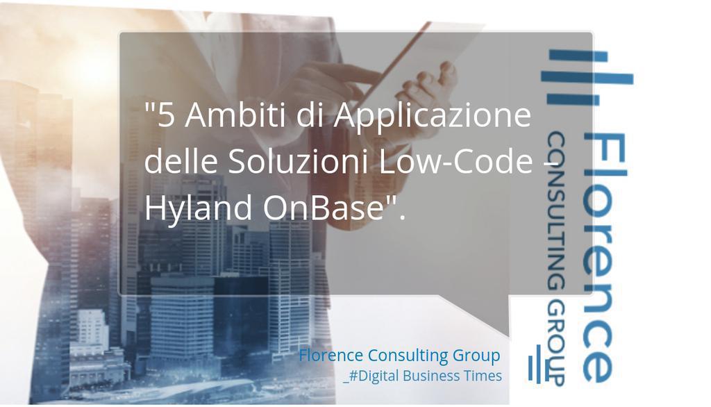 Arianna_FCG's tweet image. &quot;La mancanza di personalizzazione rispetto alle soluzioni pre-progettate e universali del passato ha portato le organizzazioni a chiedere alle proprie risorse di sviluppo interne di creare soluzioni personalizzate&quot;. cio.florence-consulting.it/hyland-onbase-…

#hylandonbase #lowcode