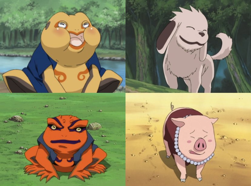 animalsofOP's tweet image. ANIMALS OF NARUTO!!!