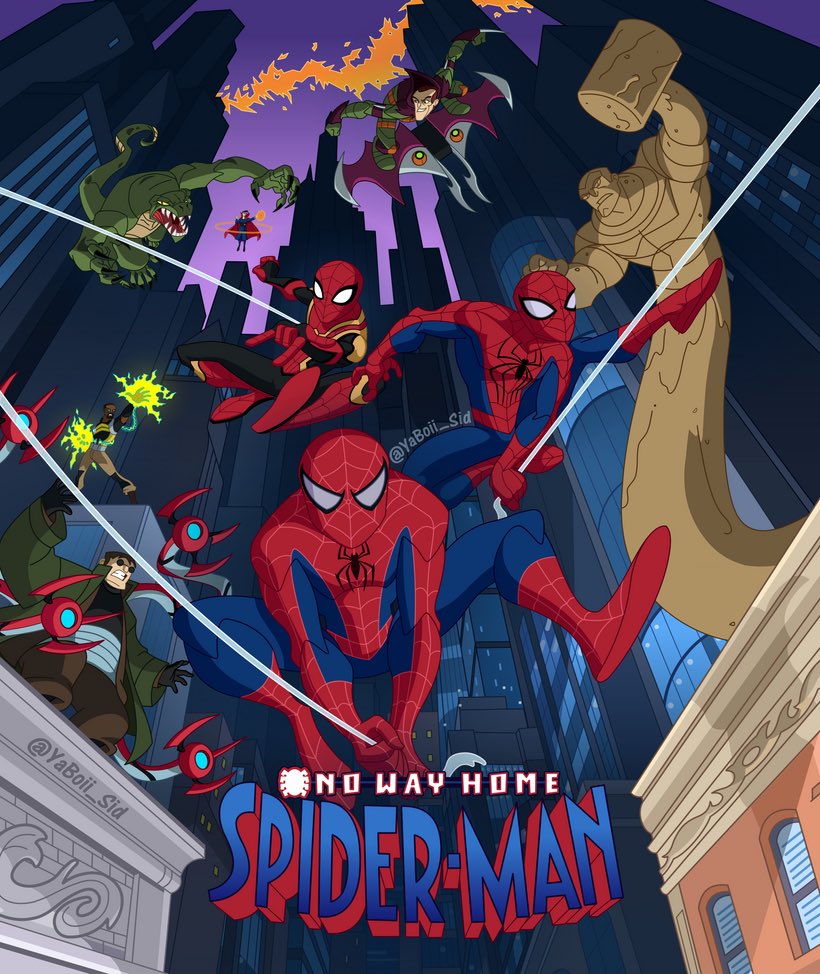 🕷The Spectacular Spider-Man en modo #SpiderManNoWayHome. Simple belleza. 

Artista: 👉 YaBoiiSid.