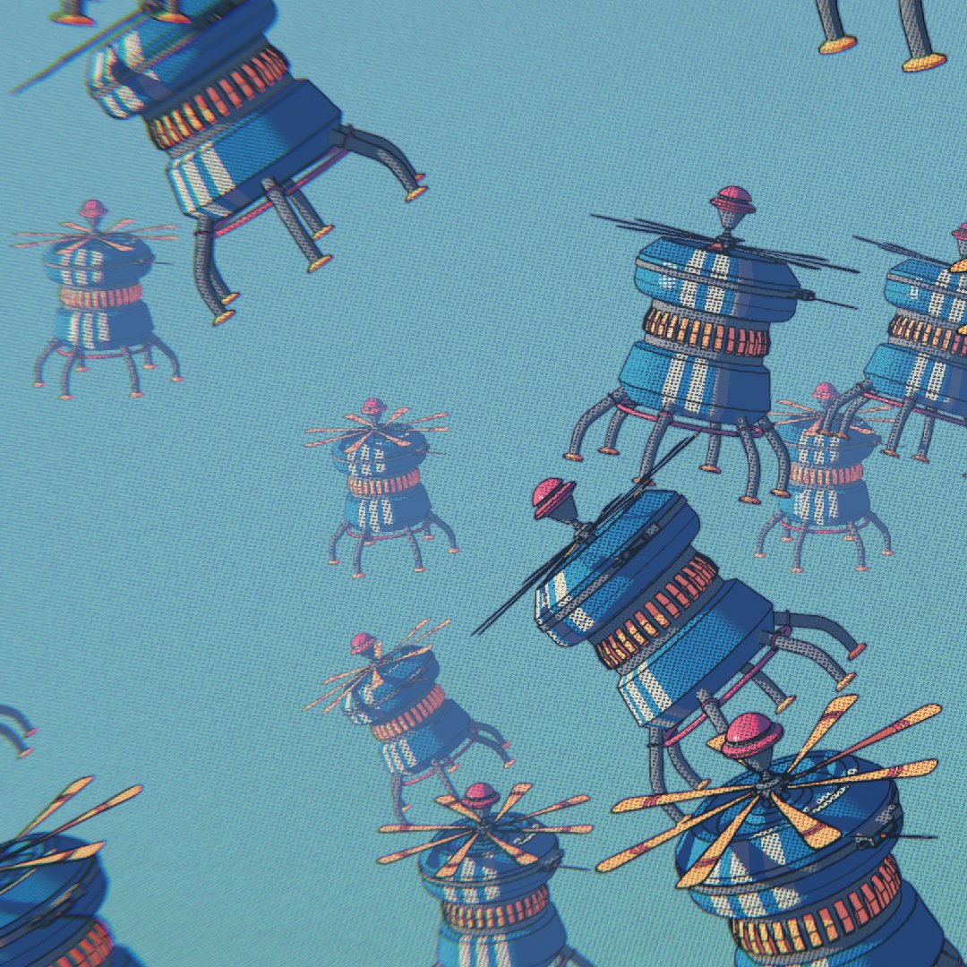 thedezhiner's tweet image. They are coming...

#Blender3d #bnpr #3dmodeling #comics #toon