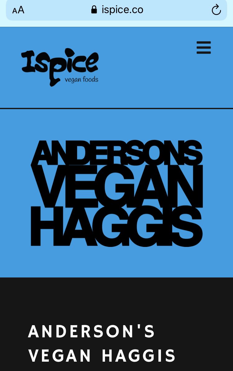 Please get your orders in before 10th January to be sure if your #vegan #haggis for #burns #night #celebration 😊💚🌿🏴󠁧󠁢󠁳󠁣󠁴󠁿