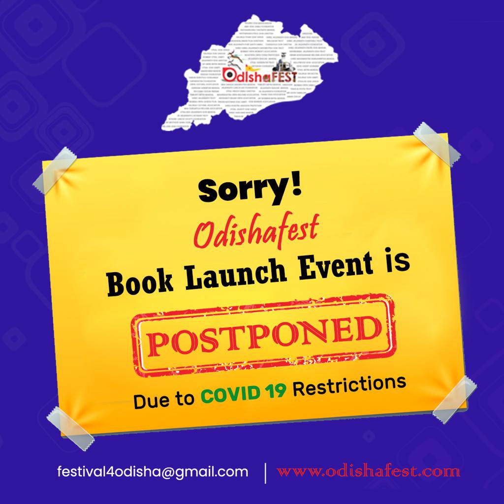 odishafest's tweet photo. We are sorry to say event on 9th January 2022 has postponed https://t.co/qr7Lb7ocMM