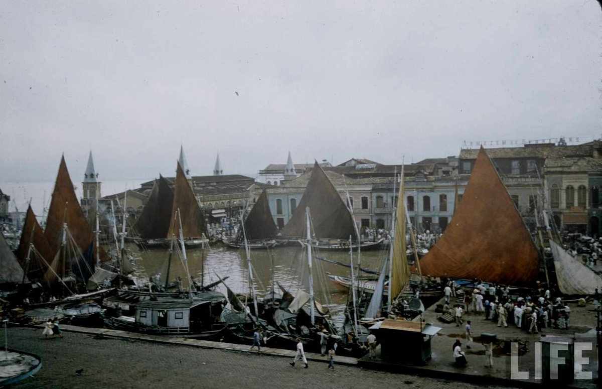 fadotropical's tweet photo. Ver-o-peso, Belém do Pará, 1957. Dmitri Kessel para LIFE Magazine. https://t.co/SAK0ClA8Pg