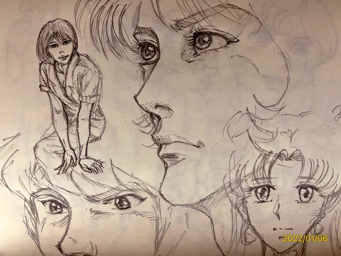今日気になった絵や写真。
一応何か描いて寝ることにしています。 