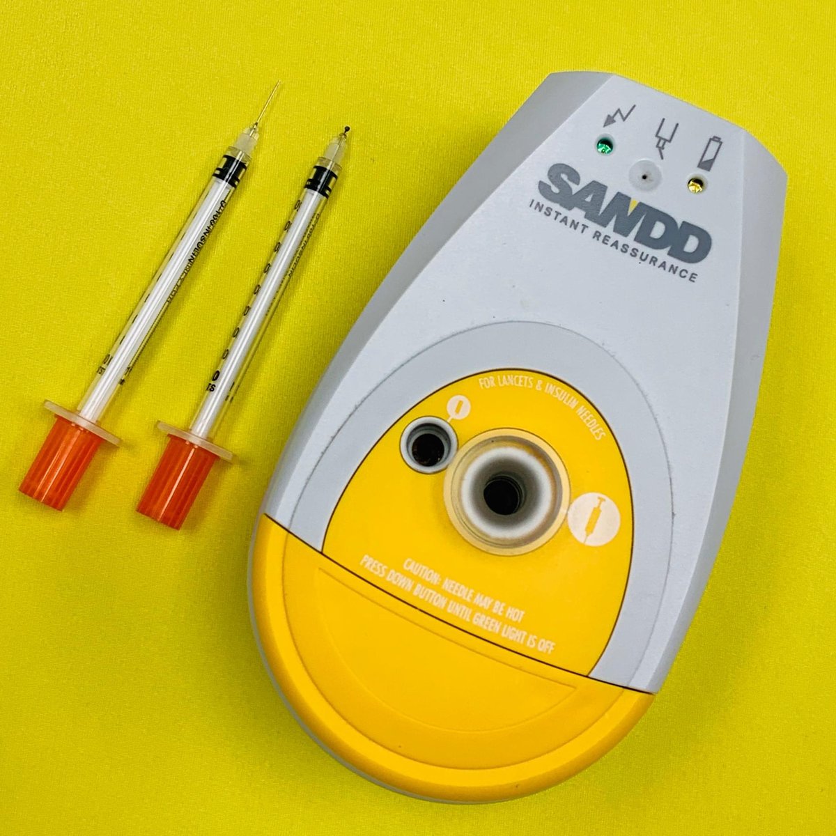 destroyneedles's tweet photo. Did you know that the SANDD mini™ is the only FDA-approved portable, battery-operated needle destruction device for use in the home or clinical settings? https://t.co/vXKHIiIM2h  #NoMoreShraps #BeSANDDSafe #EliminateNeedleSticks #ProtectOthers #SANDDmini https://t.co/PlxOt3w3hK