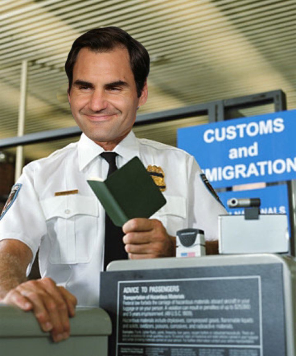 RFInvests's tweet image. Live scenes at Melbourne Airport  Border Control..
#Federer #Djokovic #AustralianOpen