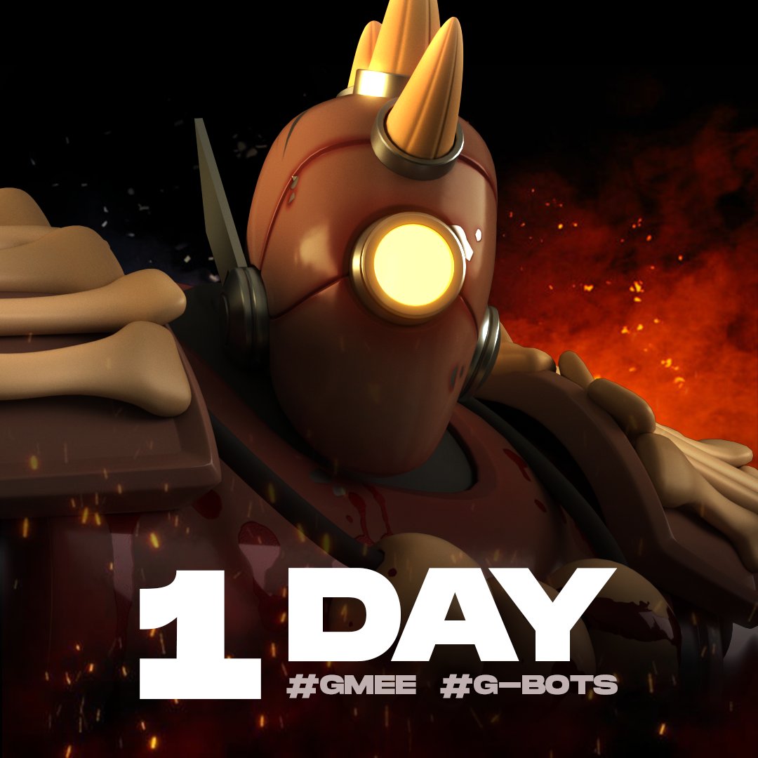 GAMEEToken's tweet photo. TOMORROW🤖
Get your packs ready!
#GBots https://t.co/8sPH1jVOo6