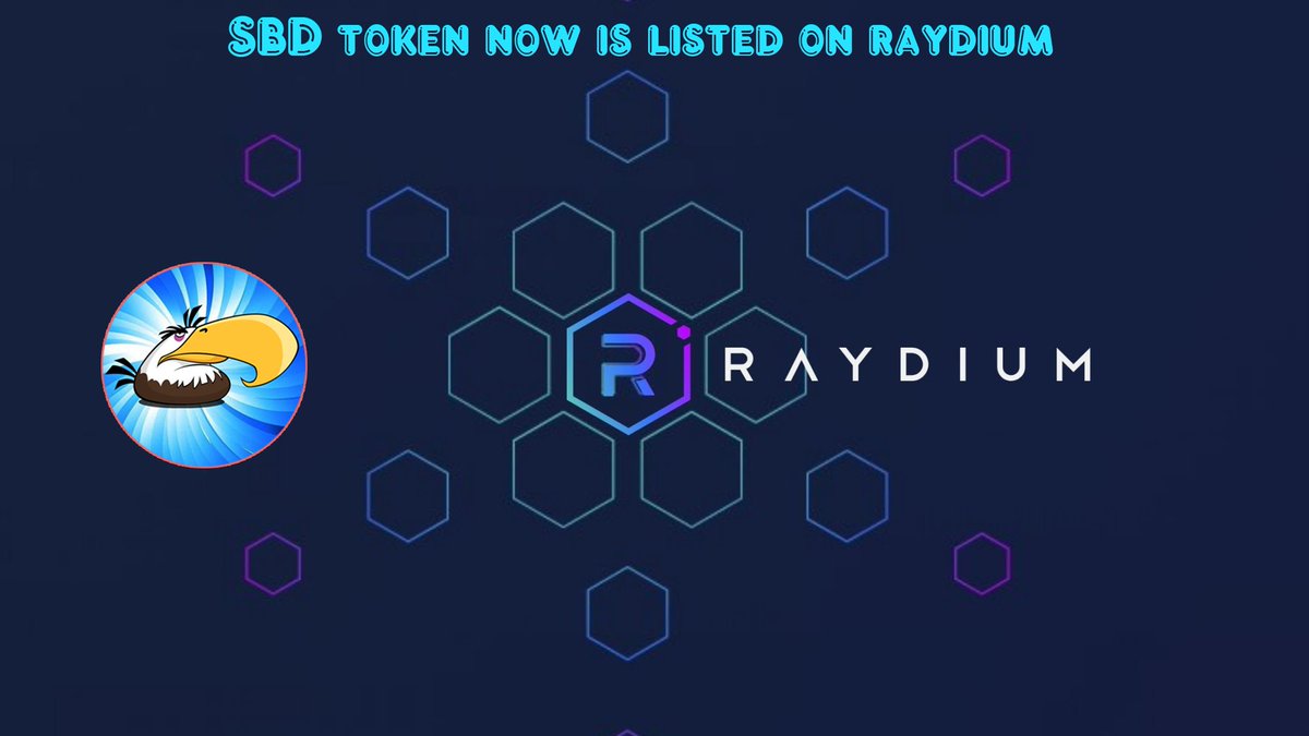 Our beloved $SBD token is listed on Raydium‼️ 
🎉 Available trading pairs are SBD/USDC: 
raydium.io/swap/?from=EPj…

Join us as we launch Solana's most exciting projects! 
#Solana #Fairlaunch #Coinmarketcap #Coingecko
