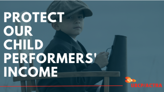 Help our child performers’ to protect THEIR earnings! It only takes 1 minute, click the link to submit a fillable letter to the Minister of Labour showing your support and solidarity.
ubcpactra.ca/trust/