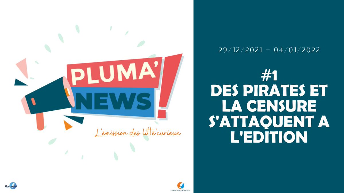 Le dernier né de l'entreprise, en collab' avec <a href="/plumavitae/">PlumavitaeFR</a> : Pluma'News, un compressé d'actu et de littérature d'environ 15 minutes. Tous les mercredis à 18h, premier épisode dispo ici :D :

youtube.com/watch?v=ZIvij5…