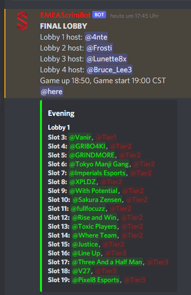Today is the first ever time we have 4 Lobbys at once. 
Huge achievement for us. 🍾🍾🍾🍾

Cast for Lobby 1: 
🎙️ twitch.tv/king_grimlock_… 
Support the Guy, doing some great work! 
📊Scoreboard: twire.gg/en/pubg/tourna…