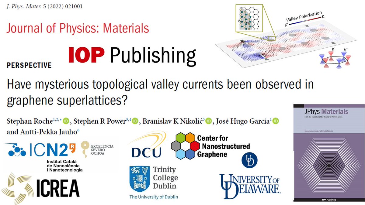 StephanSroche's tweet photo. Critical discussion concerning the claim of topological valley currents, driven by a global Berry curvature and valley Hall effect @icn2nano @icreacommunity @DTUtweet @tcddublin @DCU @UDelaware
#Topologicalphysics #graphene #quantummaterials
https://t.co/ctDHOieVtl https://t.co/7kAfAzuShb