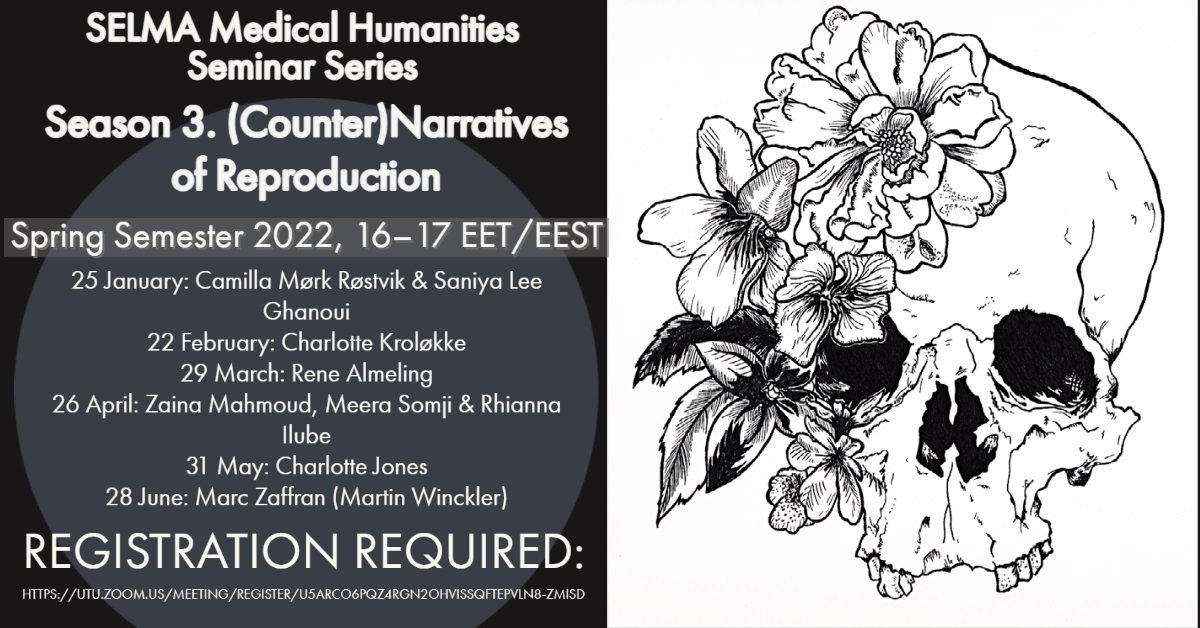 SELMAMedHums's tweet photo. 🥳 The programme for Season 3: (Counter)Narratives of Reproduction is finally here! Get excited for an extraordinary lineup of scholars, activists and authors discussing all things reproduction in 2022. 🥳
View full details and sign up here ⬇️ https://t.co/7esOLYacOE https://t.co/VHdPo6akZI
