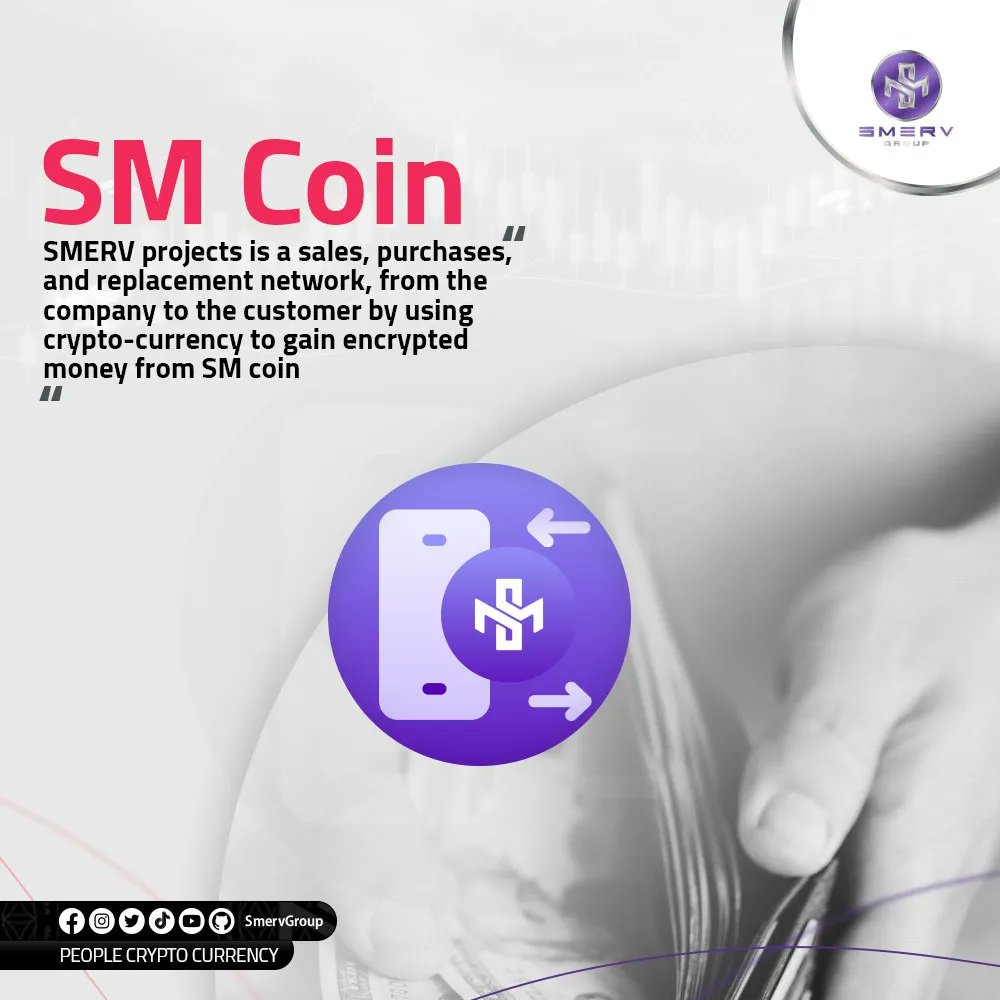 smervgroup's tweet photo. 🪙 SM Coin 🪙

●SM Coin will change the online shopping experience, and the NFT sites and mix it with the crypto world and the new system ( the last chance), and so we would be the first company to adopt this strategy.

#smervgroup #SMCOIN #crypto 
#People_crypto_currency https://t.co/6OnRRmAkDx