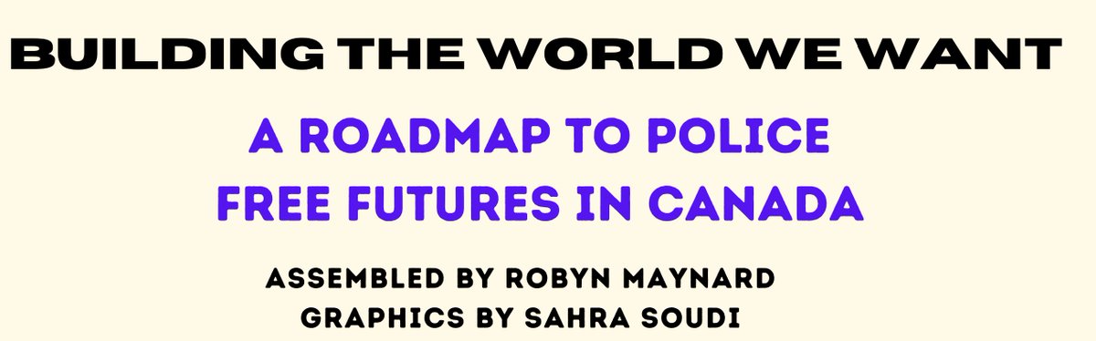 Toronto Police Services seeking a 2.3% operating funding increase for 2022. Re-sharing “Building the World We Want: a Roadmap to Police Free Futures” guide I made last year, designed by Sahra Soudi. It’s still #abolishthepolice static1.squarespace.com/static/6017561…