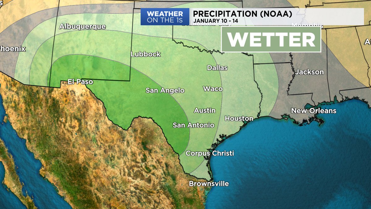 Mary_Wasson's tweet photo. Guess what? Next week we could FINALLY see a good chance of rain across the Lone Star State. #txwx #ctx #sctx #ntx #texas #texasweather https://t.co/2OTox4nntw