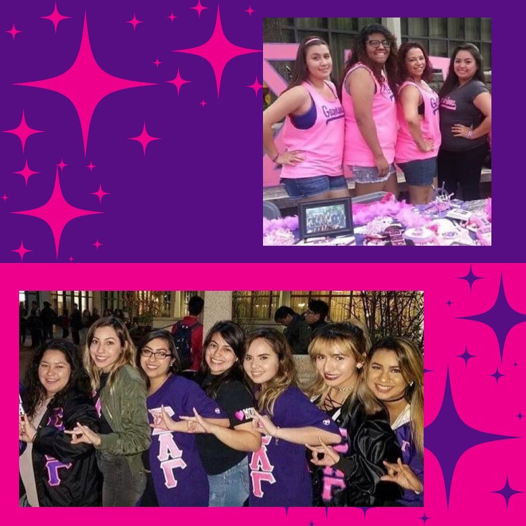 chicagogammas's tweet image. 💗19 days of Gammas💜
Day 5: On Wednesdays we wear shocking pink and majestic purple💜💗💅🏻
#sigmalambdagamma #sigmachapter #gammas #slg