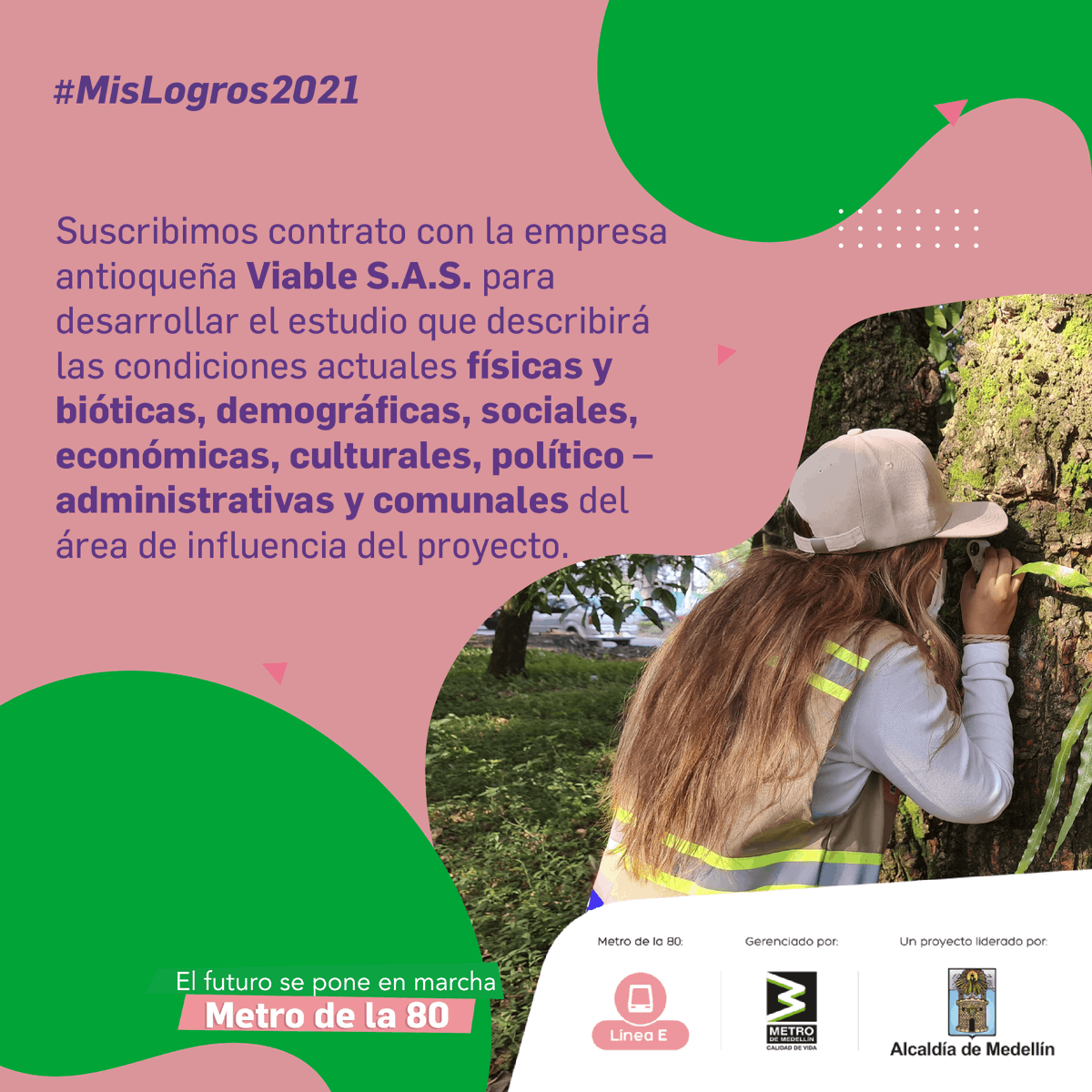 metrodela80's tweet photo. Avanzamos en la actualización del estudio de impacto ambiental y social del proyecto #MetroDeLa80. #MisLogros2021

¿Y cuáles fueron tus logros? https://t.co/KMBPyUZIjy