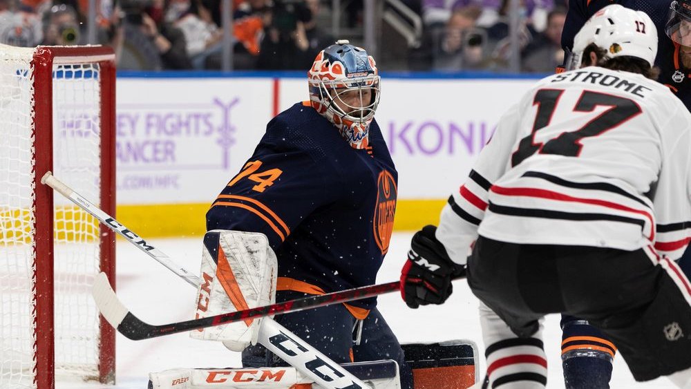 Sometimes the best solutions...short-term and long-term...are internal...which makes Stuart Skinner a very important Oilers prospect to watch

NHL: 4-5-0, 2.70, .916
AHL: 3-0-2, 2.35, .921