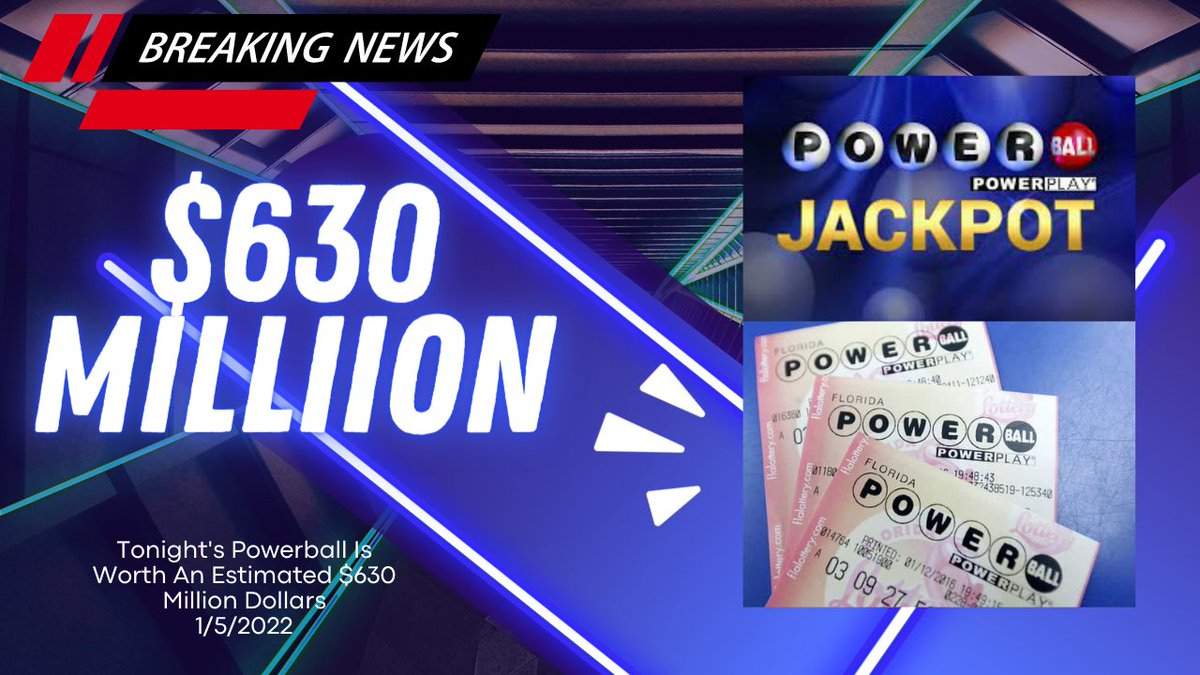 The Powerball grows to $630 Million after no winners on Monday https://t.co/I1szPf3Inu #powerball #jackpot #onyxessentiallounge https://t.co/3o3tGWHFue