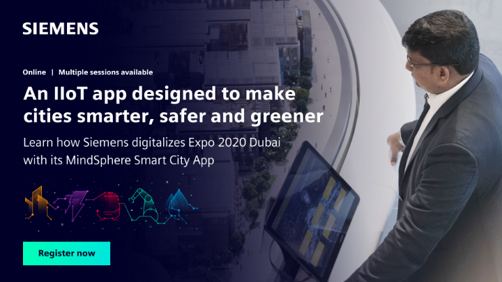#SmartCities are a vision of the future? Not anymore. Register now to see firsthand how we connect the Expo site to the #IIoT to monitor and optimize numerous KPIs in the areas of sustainability and safety 👉 sie.ag/32JG8LC
#WEimpACT #Expo2020Dubai