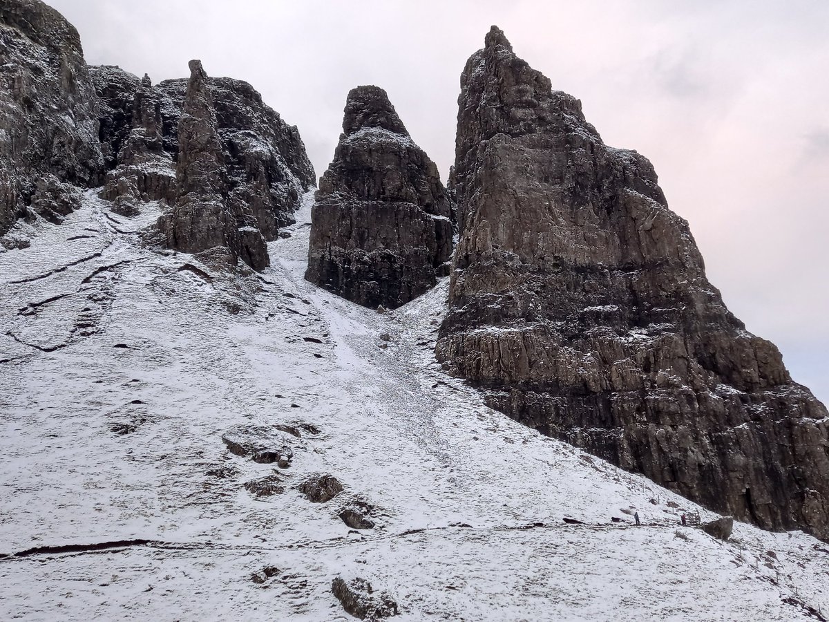 Cracking day for a walk through and over the Quiraing Isle of Skye