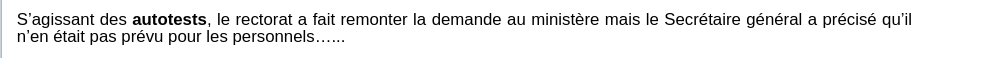 AgatheIrene's tweet photo. La vérité, c'est que notre employeur n'a pas l'intention de nous protéger. 2/2

#autotests
#procès
#blanquerment #blanquerdémission 
#protocolemoncul #bobards

https://t.co/bbOjzTfdIh https://t.co/a4mOWd2OqS