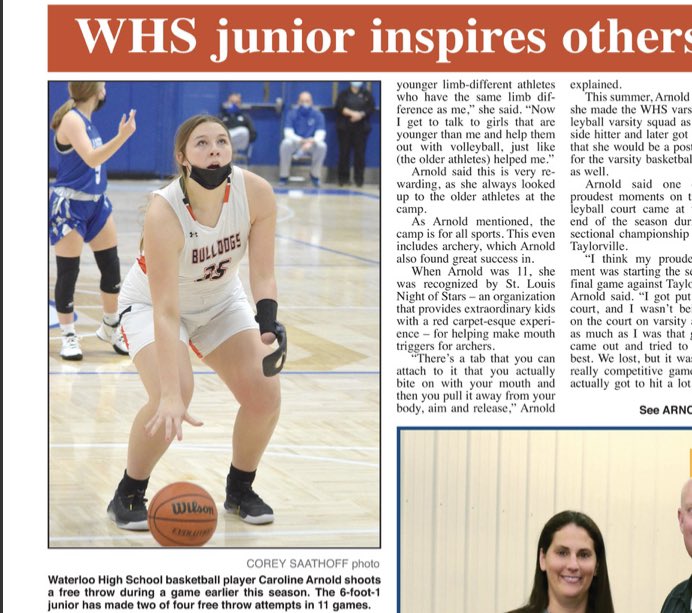 LindhorstNina's tweet image. Great article on @carolinearnold0 in the @republictimes!  She is beyond inspiring and will do great things.  @whs_lady